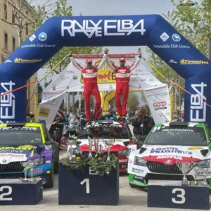 IL 55. RALLYE ELBA  E' DI CAMPEDELLI-RAPPA (SKODA FABIA RALLY2)