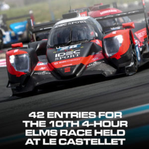 42 Entries for the 10th 4-Hour  ELMS Race held at Le Castellet