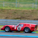 TAKING A LOOK AT THE TRACK -IN FERRARI- BEFORE THE START OF LE MANS CLASSIC