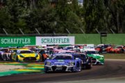 Spectacle in Imola: youngster Feller claims maiden DTM race win