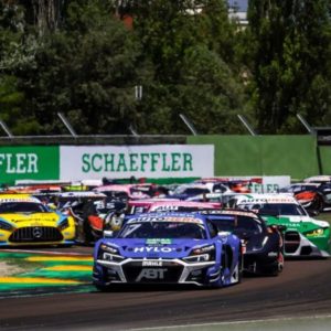 Spectacle in Imola: youngster Feller claims maiden DTM race win