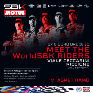 PIRELLI EMILIA-ROMAGNA-ROUND:  PARTE IL GRANDE WEEK END DEL WORLDSBK A MISANO WORLD CIRCUIT