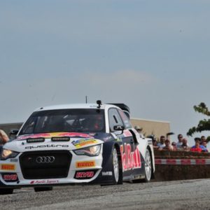 ANTONIO GIOVINAZZI, ANDREA DOVIZIOSO, DAVIDE BRIVIO, BEPPE GUALINI A RALLYLEGEND