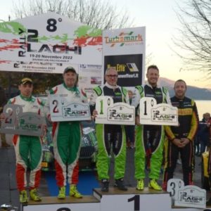 CAFFONI E MINAZZI DOMINANO L'8° RALLY 2LAGHI-RALLY DELL'OSSOLA