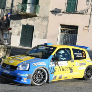 A BOCCHIO-NATOLI (RENAULT CLIO S1660) IL 2° RALLY DI CHIUSDINO