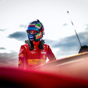 Rovera al via del GT World Challenge su Ferrari 296 GT3 a Monza