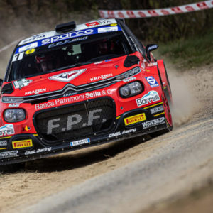 IL RALLY REGIONE PIEMONTE  A CRUGNOLA-OMETTO (CITROEN C3 RALLY2)