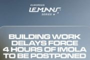 ELMS – 4 Hours of Imola to be postponed