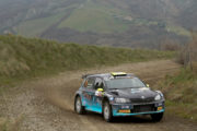 Angelo Pucci Grossi al "via" del Rally Adriatico,  secondo appuntamento del Campionato Italiano Rally Terra