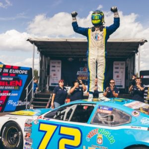 Vittorio Ghirelli vince una gara ricca di emozioni all'Autodrom Most
