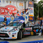 70° Rallye Sanremo: Giandomenico Basso numero 1, Andrea Crugnola si diverte