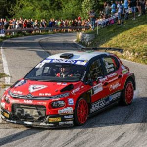 Crugnola-Ometto altra prova di forza, vincono la power stage del Rally 1000 Miglia