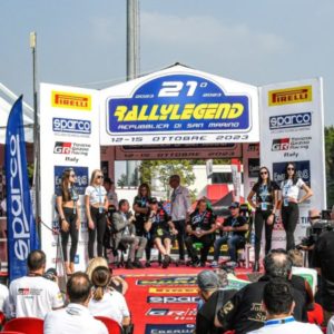 VENTI TITOLI MONDIALI PRESENTANO IL 21° RALLYLEGEND AL RALLY VILLAGE