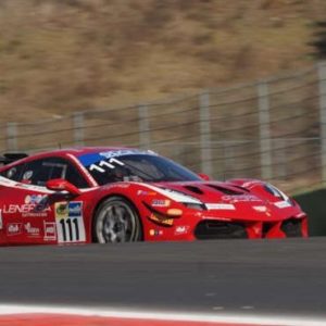 Giancarlo Fisichella e Tommaso Mosca (Ferrari 488 GT3 Evo 2020) sono i campioni italiani Gran Turismo Endurance 2023