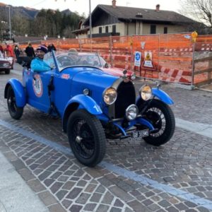 Vittoria di Federico e Alberto Riboldi alla Coppa della Presolana. In evidenza gli equipaggi della Scuderia Castellotti.