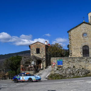 14° Historic Rally delle Vallate Aretine:   settanta, le vetture protagoniste all'avvio tricolore