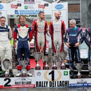 AL 32° RALLY INTERNAZIONALE DEI LAGHI, ANDREA CRUGNOLA SIGLA IL TRIS IN COPPIA CON ANDREA SASSI