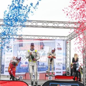 Un passo verso il trono: Vittorio Ghirelli incontrastato in una gara ricca di eventi della EuroNASCAR PRO