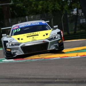 A Imola secondo podio nel GT3 Sprint 2024 per le R8 LMS di Tresor Audi Sport Italia