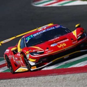 Mugello, è di Fisichella-Leclerc-Mosca (Ferrari 296 GT3) la pole position nella 2^ prova del Campionato Italiano Gran Turismo Endurance