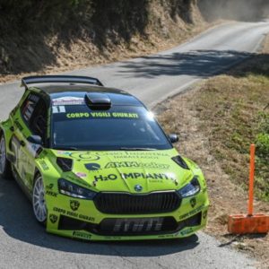 Rudy Michelini è secondo alla 59^ Coppa Città di Lucca:  decisiva, una "toccata" accusata nella quarta prova speciale