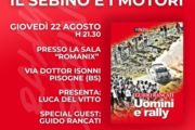 IL SEBINO E I SUOI MOTORI: A PISOGNE SI PARLA DI RALLY CON IL GIORNALISTA GUIDO RANCATI
