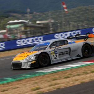 Prima vittoria e leadership nel GT3 Sprint per Pietro Delli Guanti e Rocco Mazzola