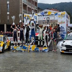IVAN CARMELLINO E ROBERTA PASSONE TRIONFANO AL RALLY DEL RUBINETTO