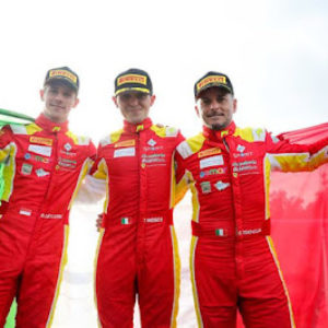 Assegnato il titolo Assoluto GT3 della serie Endurance: Fisichella-Leclerc-Mosca (Ferrari 296 GT3) sono campioni italiani