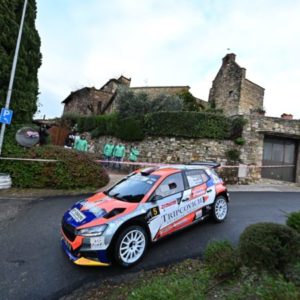 Flavio Brega conclude la stagione 2024 sul podio:  il pilota bresciano è secondo assoluto al Rally della Fettunta