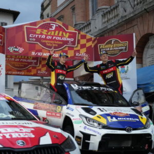 LA QUARTA EDIZIONE DEL RALLY CITTA' DI FOLIGNO  SARÁ ANCORA DUE VOLTE "TRICOLORE"