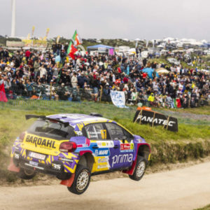Rachele Somaschini e #CorrerePerUnRespiro sugli sterrati del Rally Italia Sardegna WRC